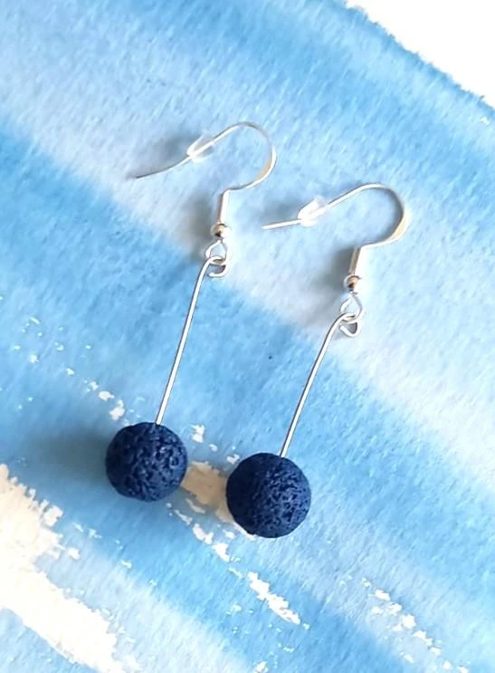 Oorringen zeewas marine zilver 925 nieuw Griekse creatie – photo 6